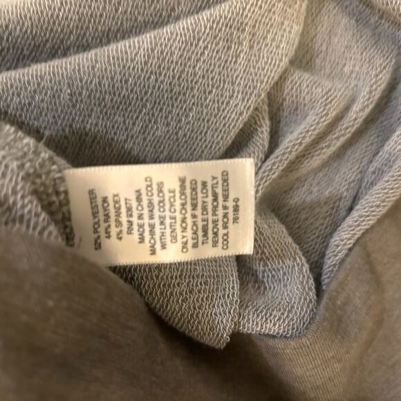 Arizona Jean Co Drop Shoulder Cropped Sweater Sweatshirt Size Large Olive Green - Picture 6 of 6